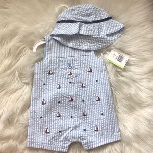 Gender neutral baby romper
